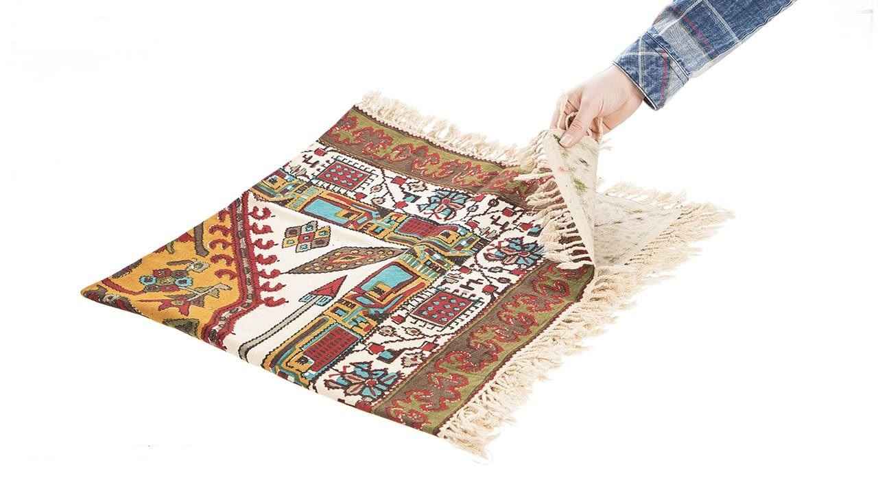 波斯桌布 – 伊斯法罕传统卡拉姆卡里木刻印花图案符号