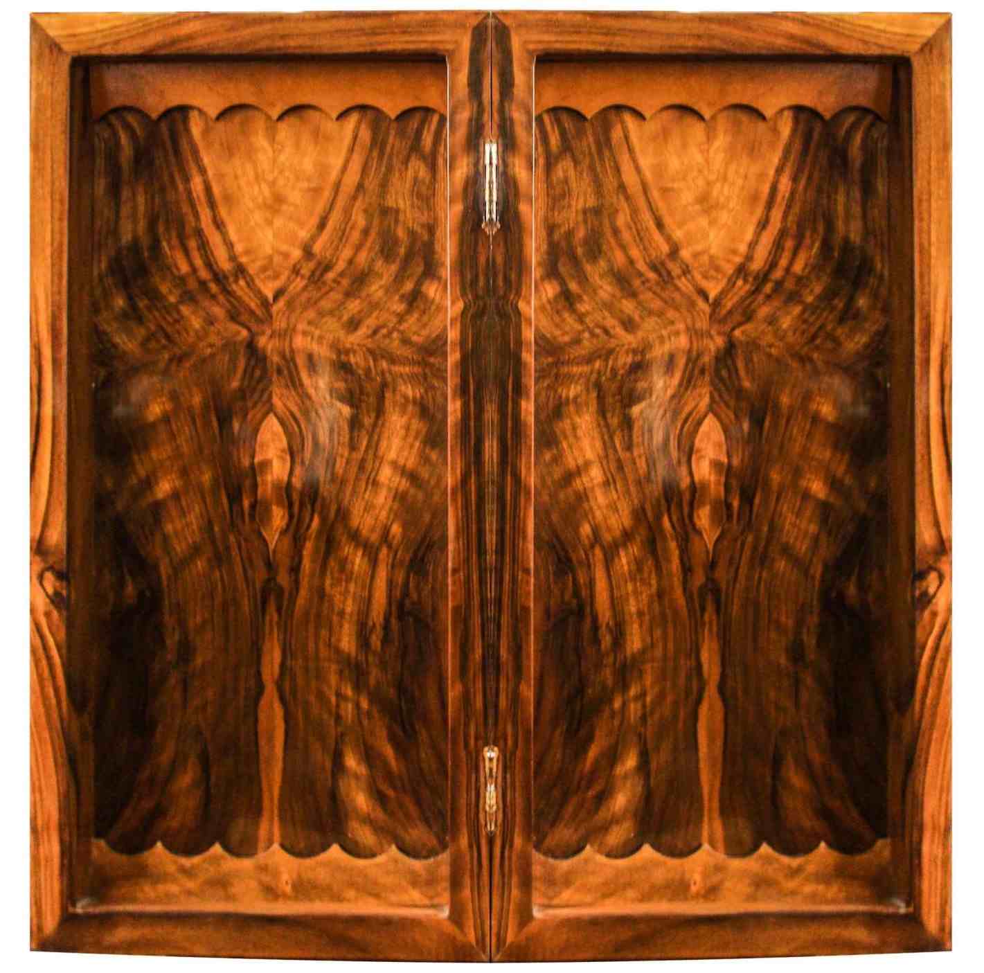 木雕西洋双陆棋盘——奢华手工制作,印度与雄鹰图案