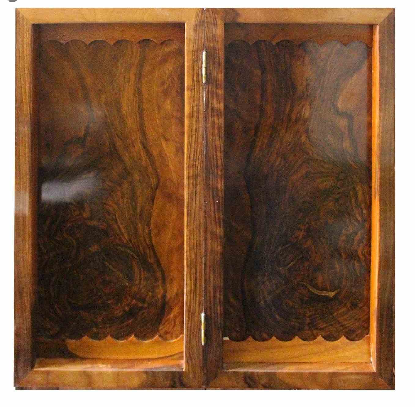 木雕西洋双陆棋盘——波斯文化遗产 德尔维希(Dervish)主题手工制作