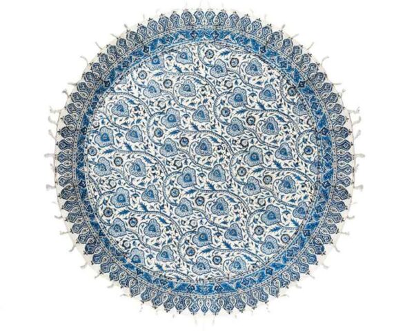 波斯桌布：伊斯法罕传统卡拉姆卡里木版印花 03