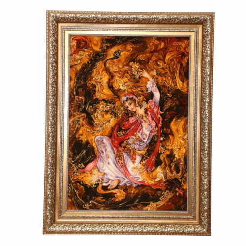 Main image of 手工波斯挂毯（塔布里兹）– 描绘Soroosh Alam微型画