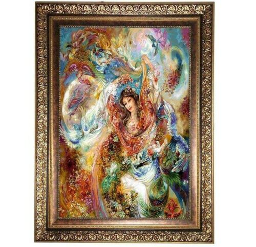 塔布里兹波斯挂毯 – 描绘微型画 1438KC