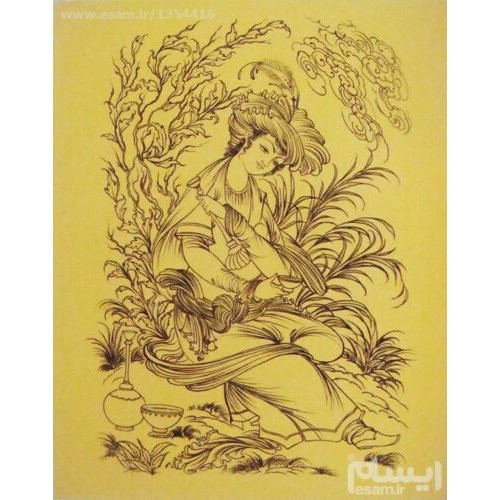 Main image of 原创波斯细密画：水粉与水彩画 – 爱人