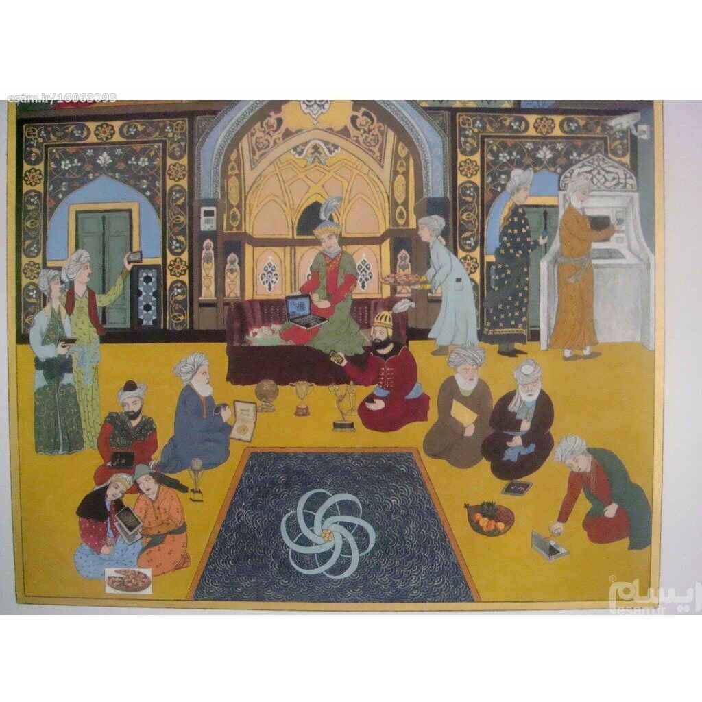 Main image of 原始波斯艺术画：蛋彩画和水彩画——蒙古风格新课程