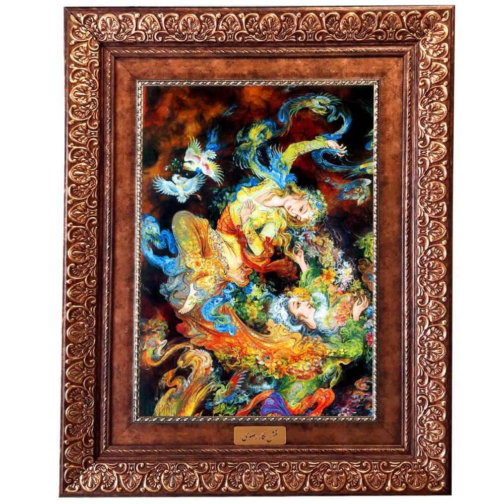 塔布里兹波斯挂毯 – 微型画 43KP