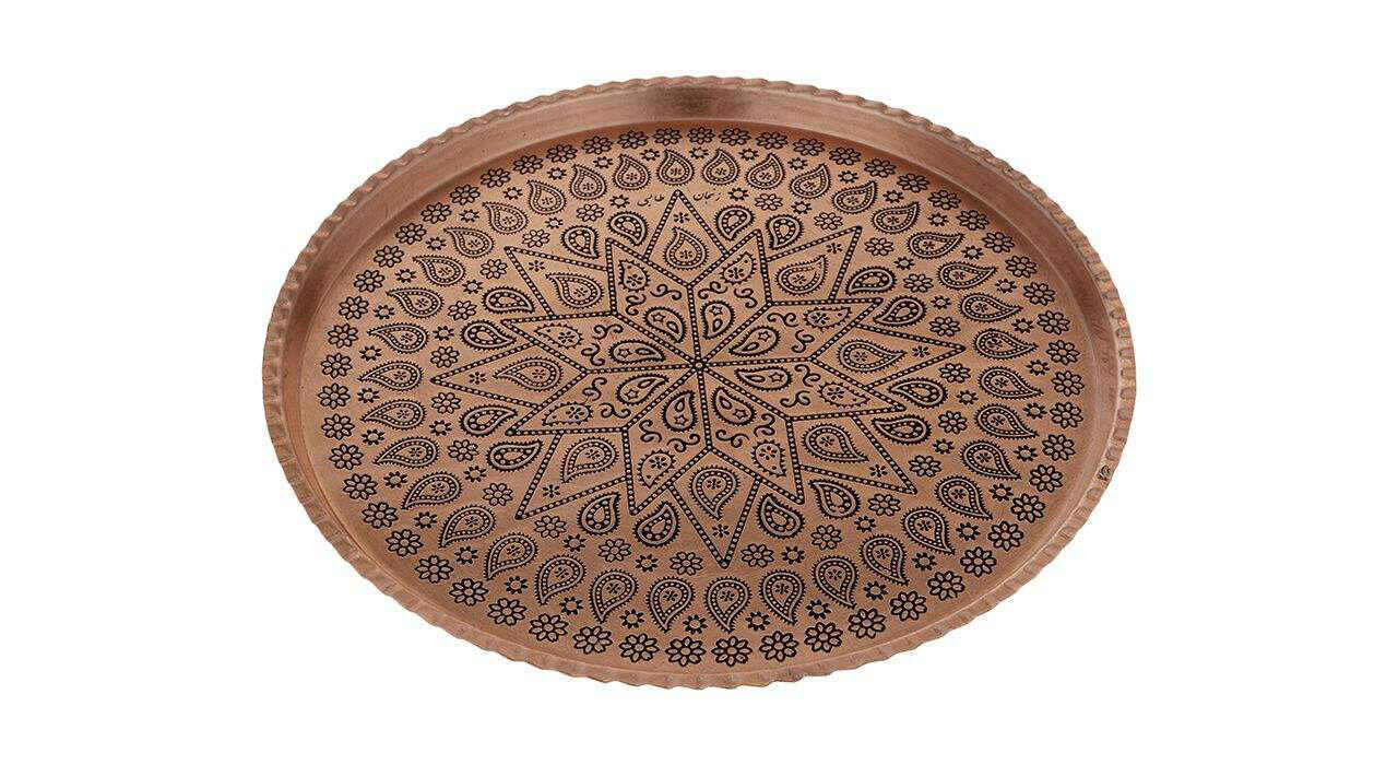 波斯铜托盘 – 传统锤纹 040款