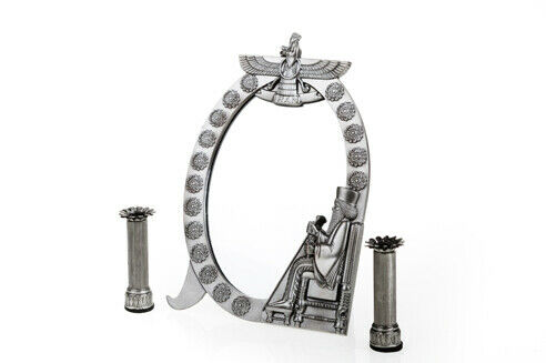 Main image of 波斯阿契美尼德与法鲁哈镜面烛台套装