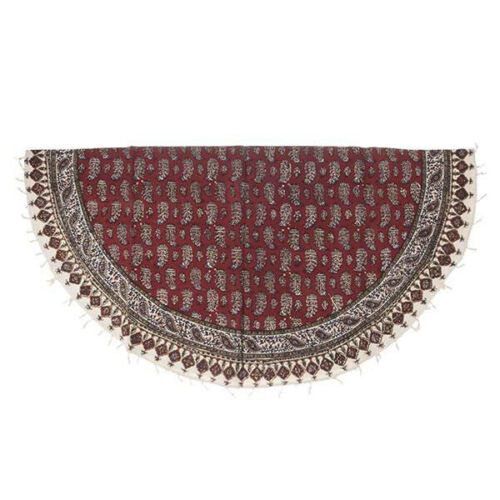 伊朗桌布：伊斯法罕传统卡拉姆卡里木刻印花 01款