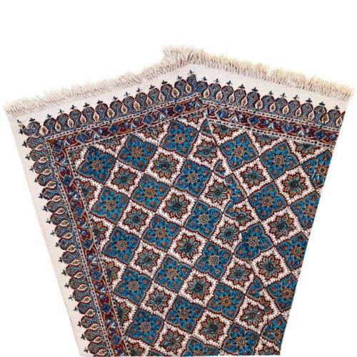 Main image of 波斯桌布：伊斯法罕传统卡拉姆卡里木刻印花 Atrian款