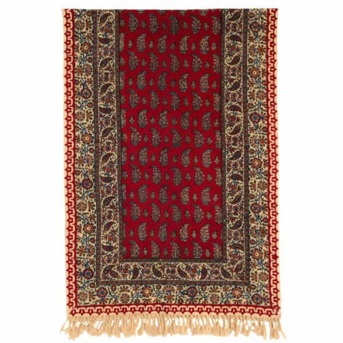 Main image of 波斯桌布：伊斯法罕传统卡拉姆卡里木刻印花 G142款