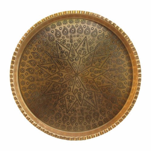 Main image of 波斯铜托盘 – 传统锤纹 08款