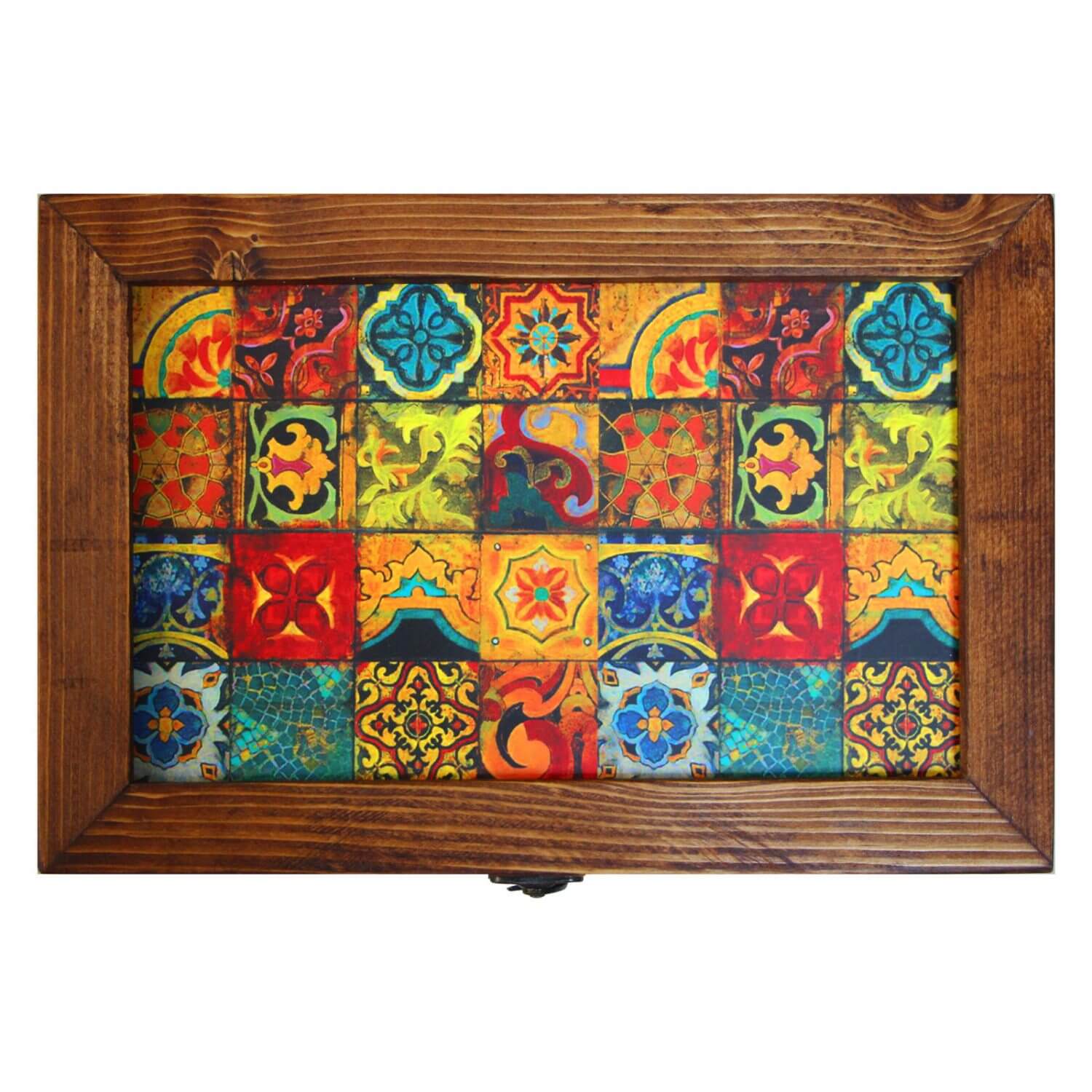 波斯风格茶叶收纳盒 – 带抽屉隔层 E15型号