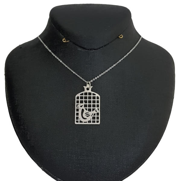 Main image of 银项链 – 极简 Morghe Amin 设计款