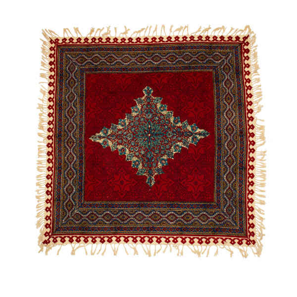 Main image of 波斯桌布：伊斯法罕传统卡拉姆卡里木刻印花 Toranj款