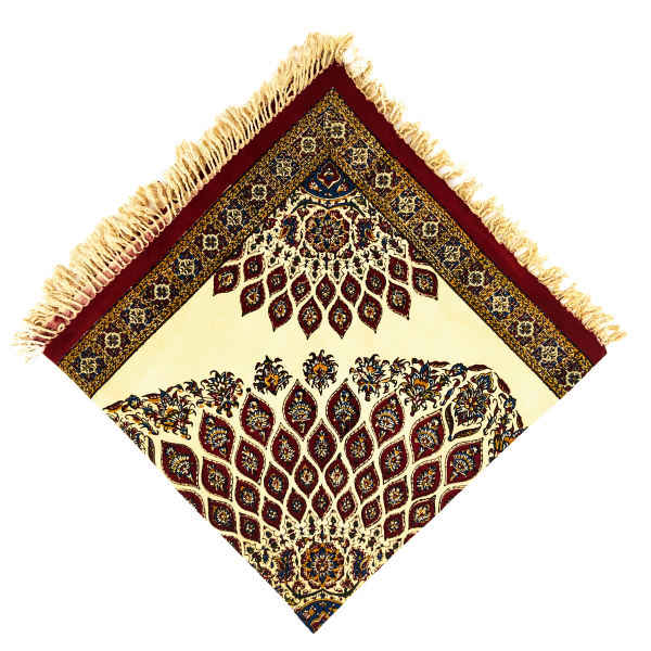 Main image of 波斯桌布：伊斯法罕传统卡拉姆卡里木刻印花 G270款