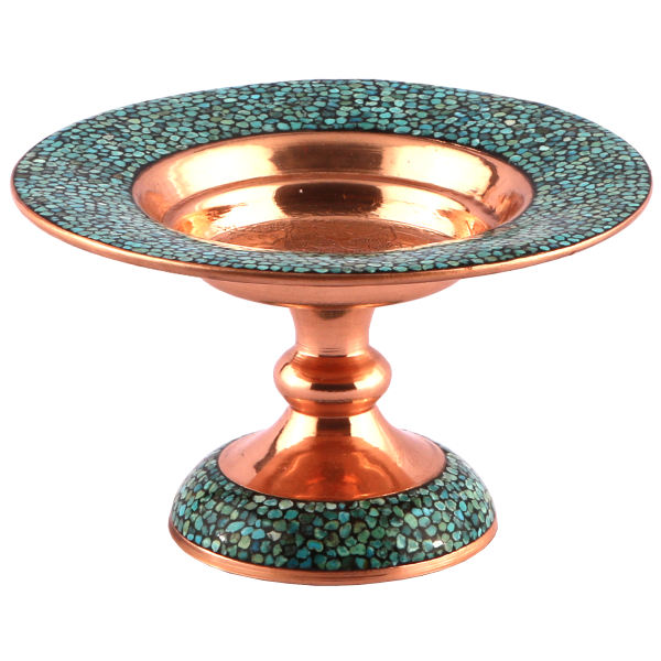 Main image of 波斯绿松石镶嵌糖果盘 – Goharan 款