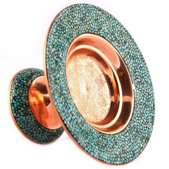 波斯绿松石镶嵌糖果盘 – Goharan 款