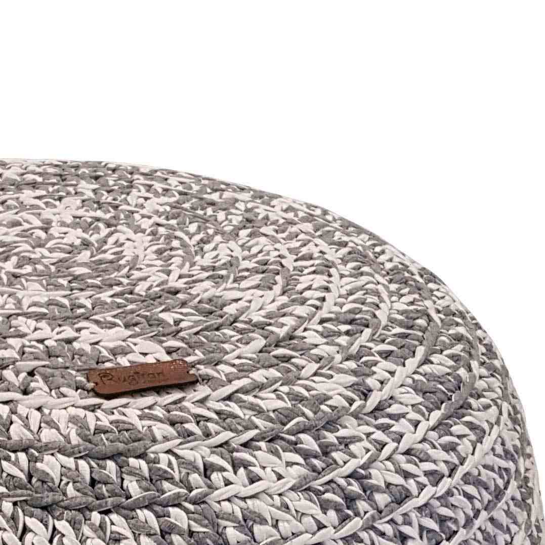 圆形针织坐墩 灰色款