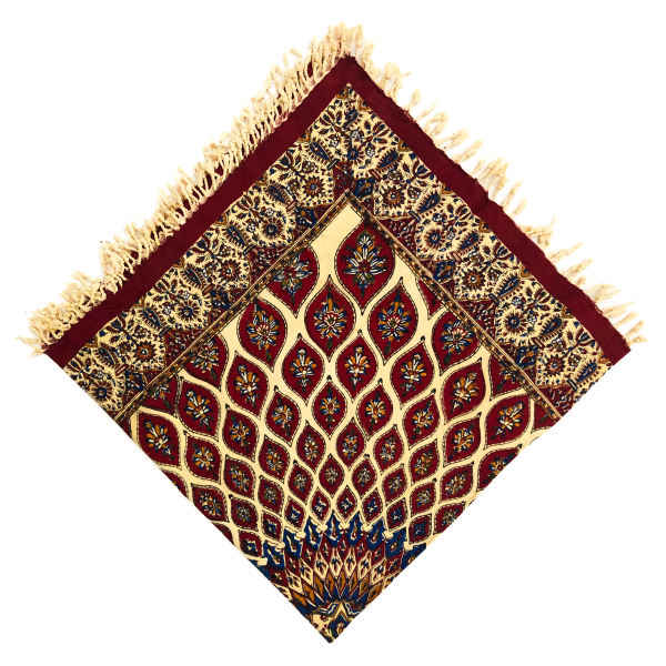 Main image of 波斯桌布：伊斯法罕传统卡拉姆卡里木刻印花 G272款