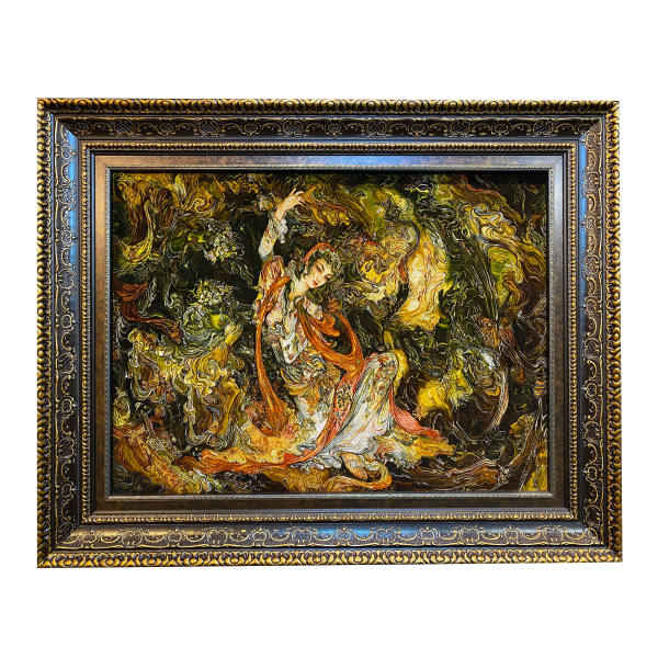 Main image of 伊朗大不里士手工编织波斯挂毯 —— Soroosh Alam细密画图