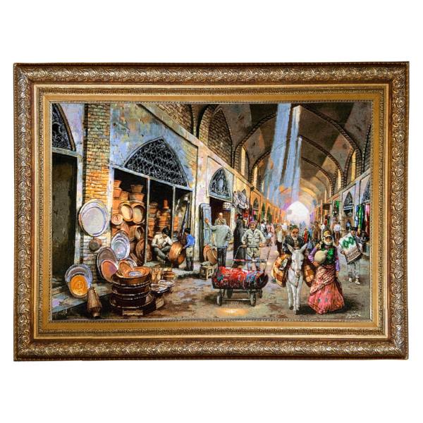 Main image of 伊朗大不里士手工编织波斯图案地毯 —— 集市铜匠图