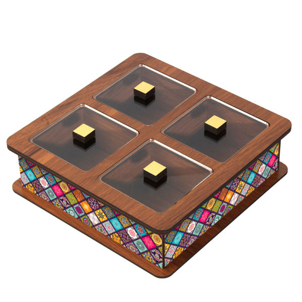 Main image of 原木色茶叶收纳盒 – 柜格设计