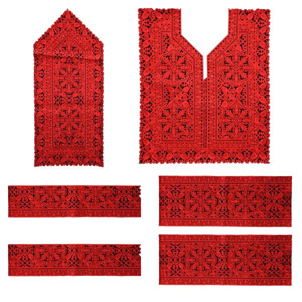 Main image of 手工巴洛奇刺绣服装面板 – 经典设计