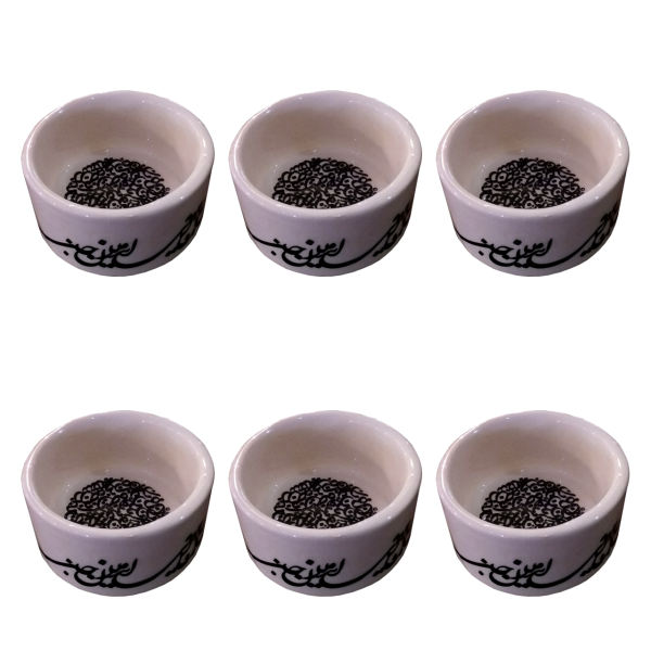 Main image of 六件套 装饰波斯 Siah Ghalam 陶碗