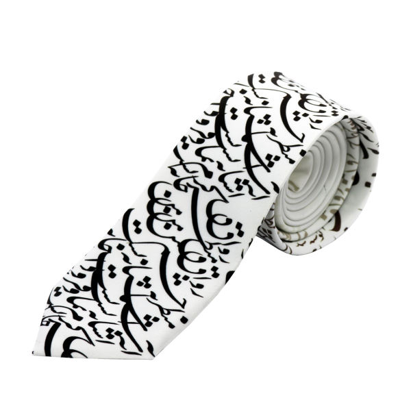 Main image of 男士领带 – 波斯风格艺术书法设计