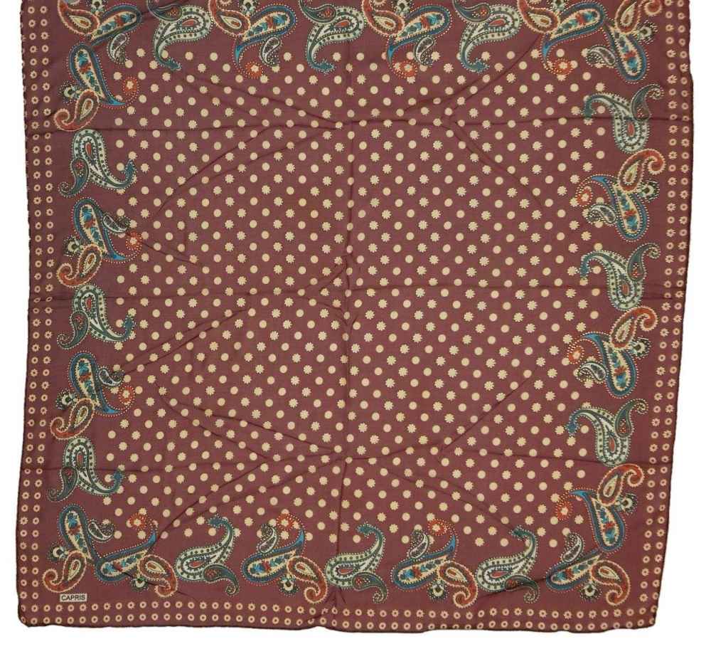 女士丝巾 – 奢华佩斯利印花，鲜艳 Termeh 设计