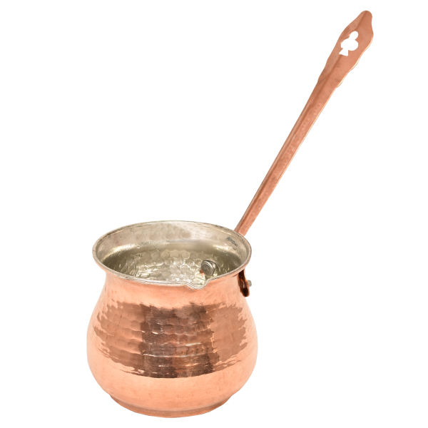 Main image of 土耳其咖啡壶 – 传统锤纹铜Cezve/Ibrik，B3款