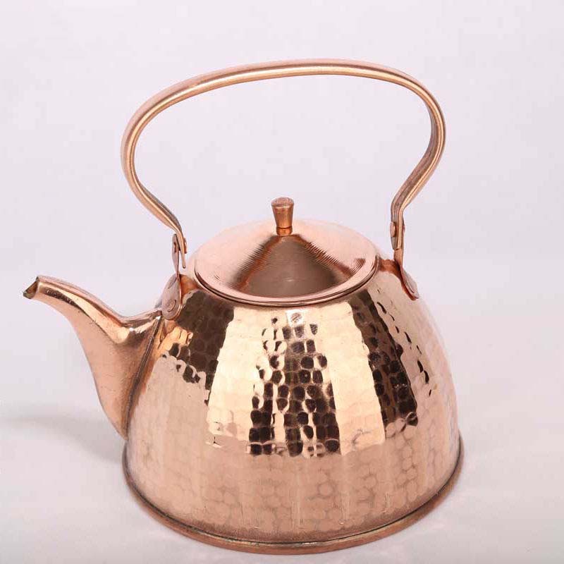 波斯铜茶壶 耐用炉顶式 传统锤花款 Nowruz