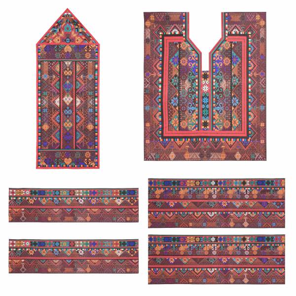 Main image of 手工巴洛奇刺绣服装面板 – GL