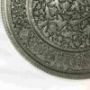 Thumbnail 2: 手工雕刻波斯铜托盘 – 花卉图案