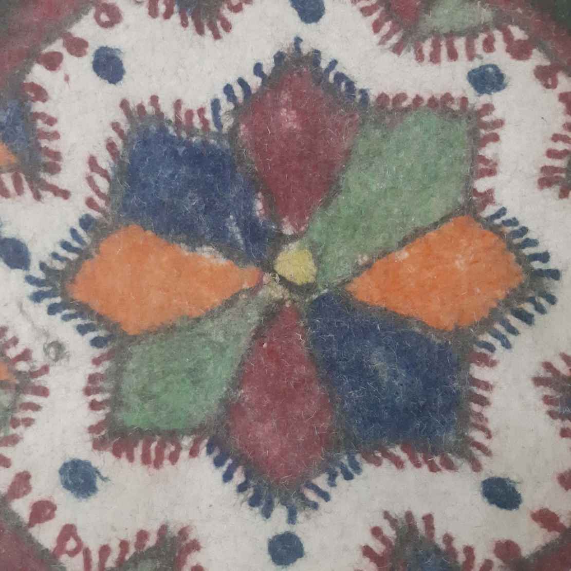 波斯羊毛毡地毯 100% 天然手工 Tb100