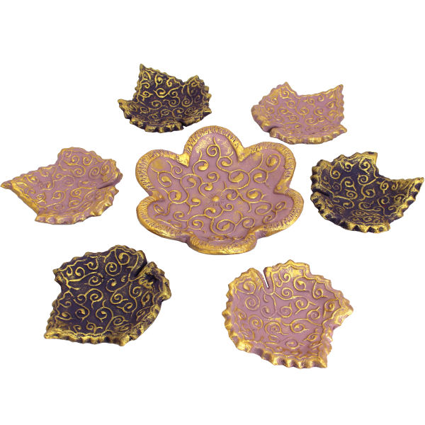 Main image of 优雅陶瓷 Haft-sin 套装，用于 Nowruz 波斯新年 叶款