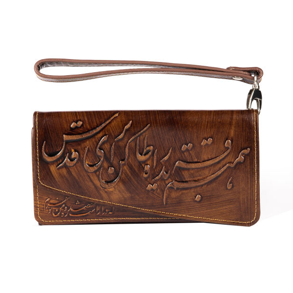 Main image of 波斯皮革女士长款钱包 – Poem 款