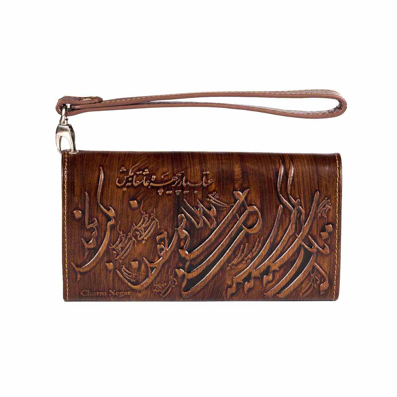 波斯皮革女士长款钱包 – Poem 款