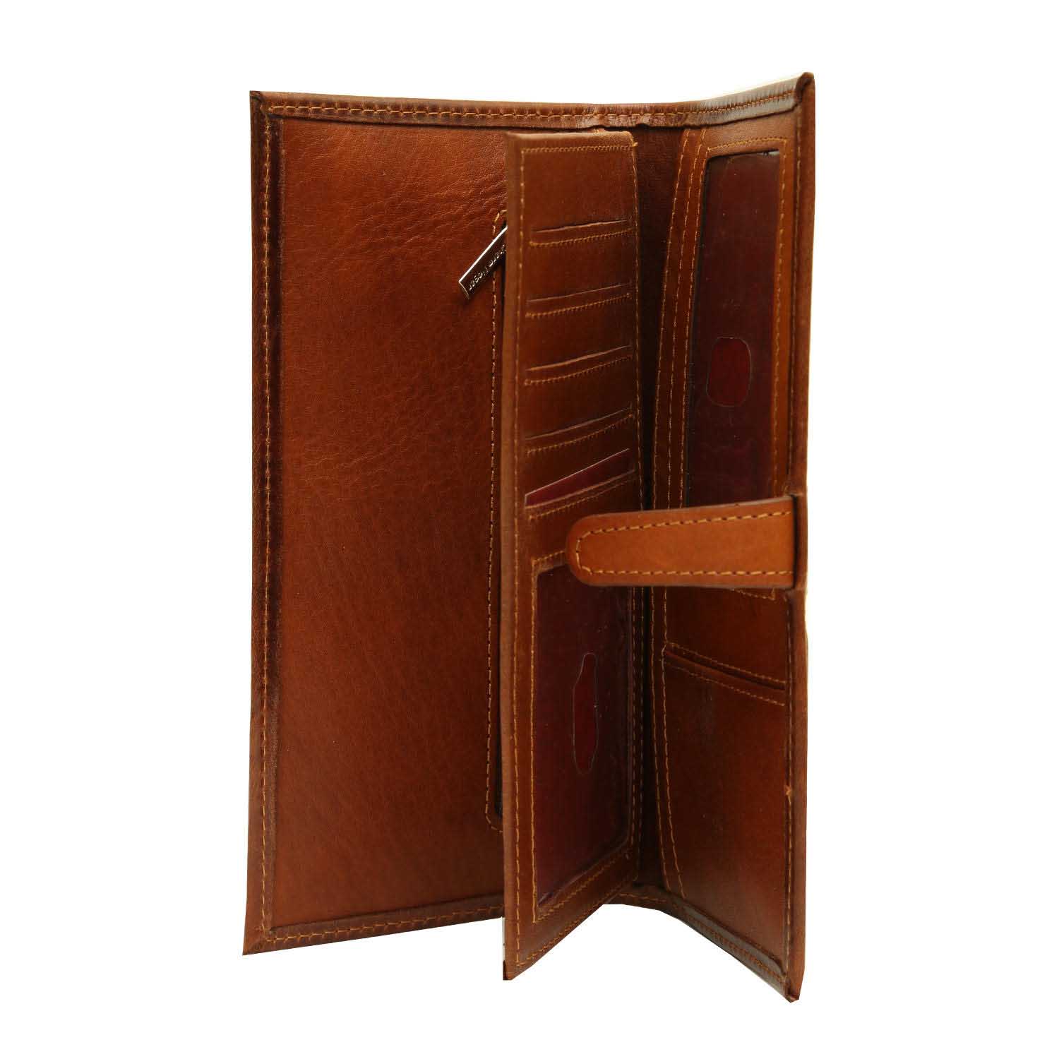 波斯皮革长款钱包 – Poem 书法款