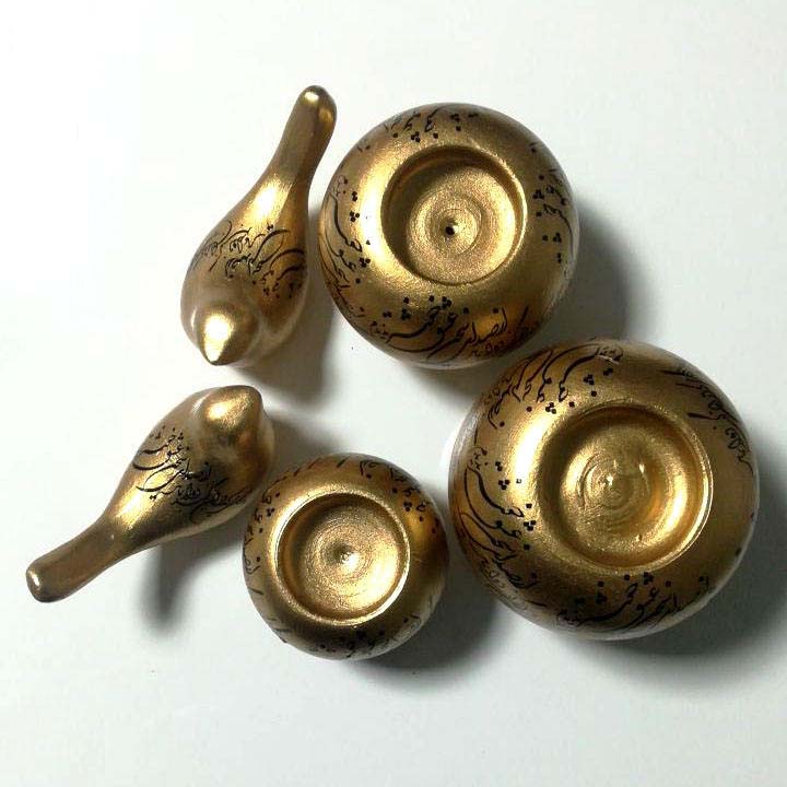 波斯陶瓷小蜡烛台 爱（Eshgh）款