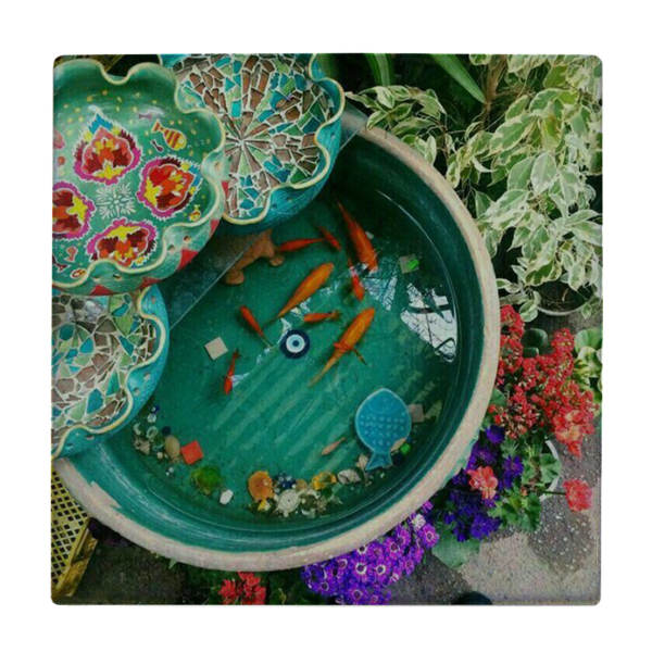 Main image of 装饰性波斯陶瓷砖 – 鱼图案