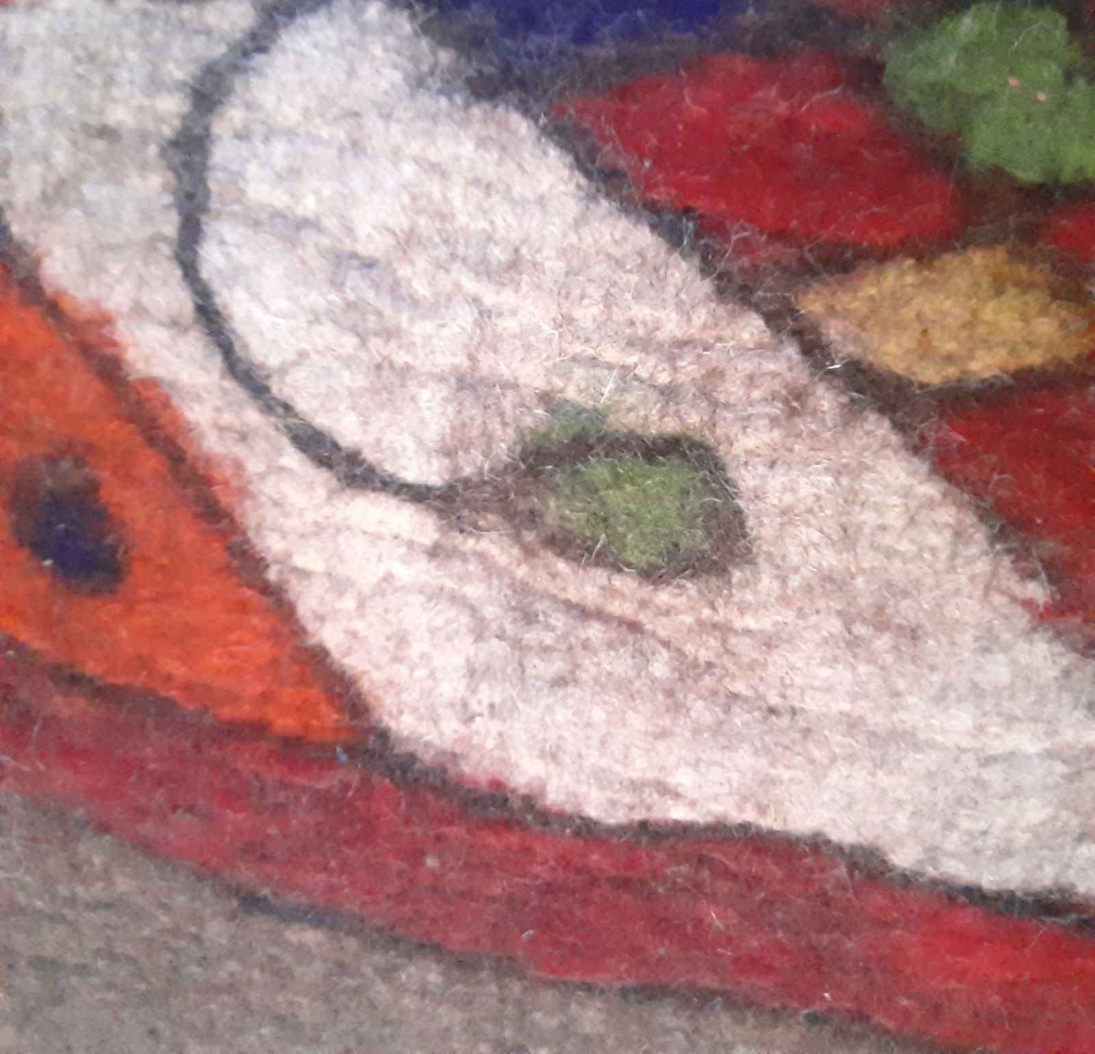 波斯羊毛毡地毯 100%天然手工 TEB307