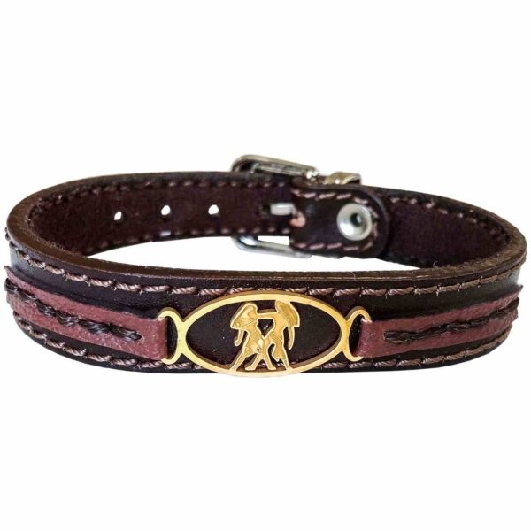 男士与女士波斯皮革手链 – Khordad符号