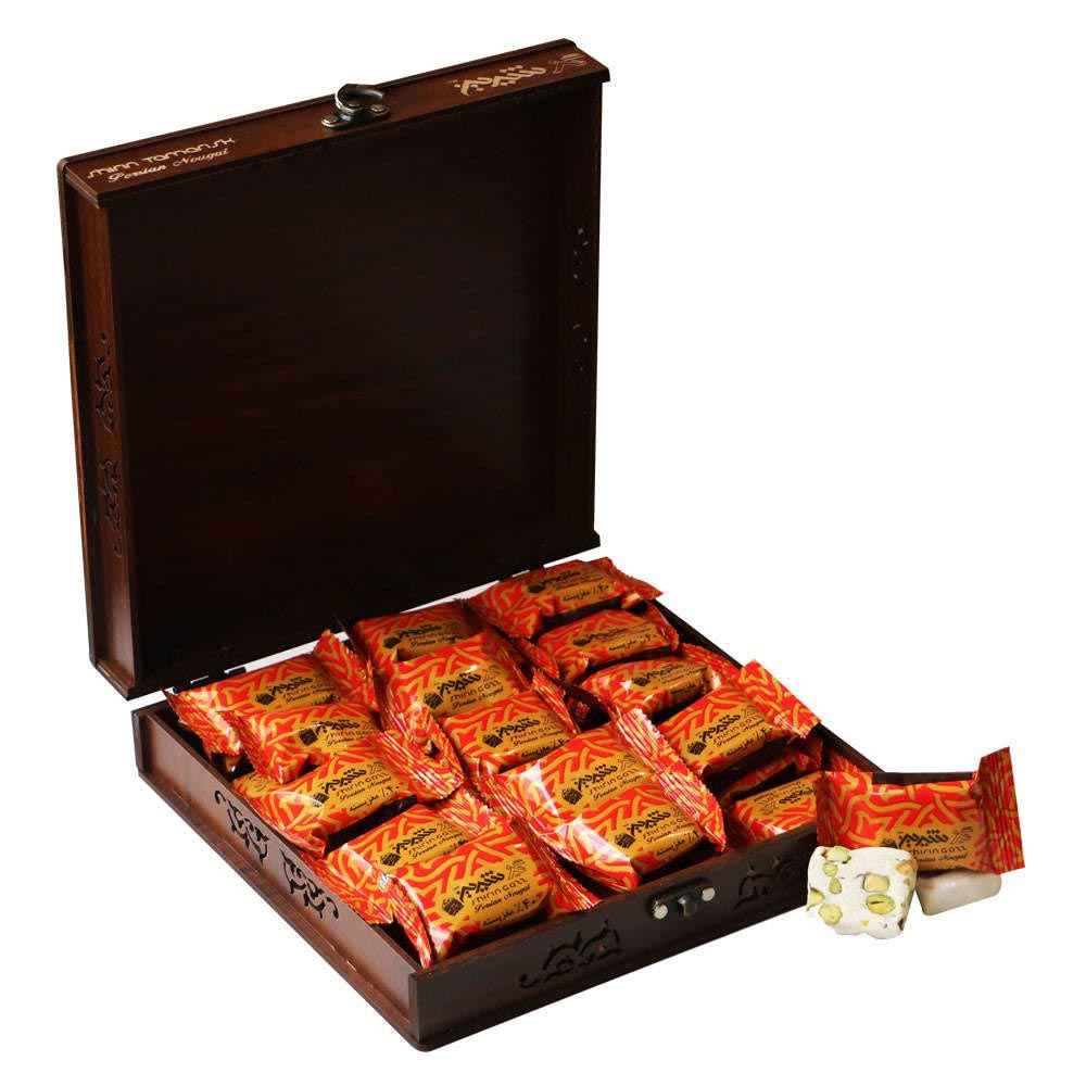 Main image of 波斯加兹：开心果 – 传统玫瑰水牛轧糖，500克（2份）