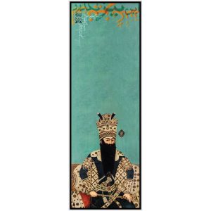 波斯丝绸女士领巾 – 奢华鲜艳 Qajar Shah