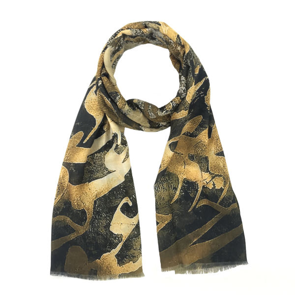 Main image of 波斯印花女士披肩 – 艺术书法款