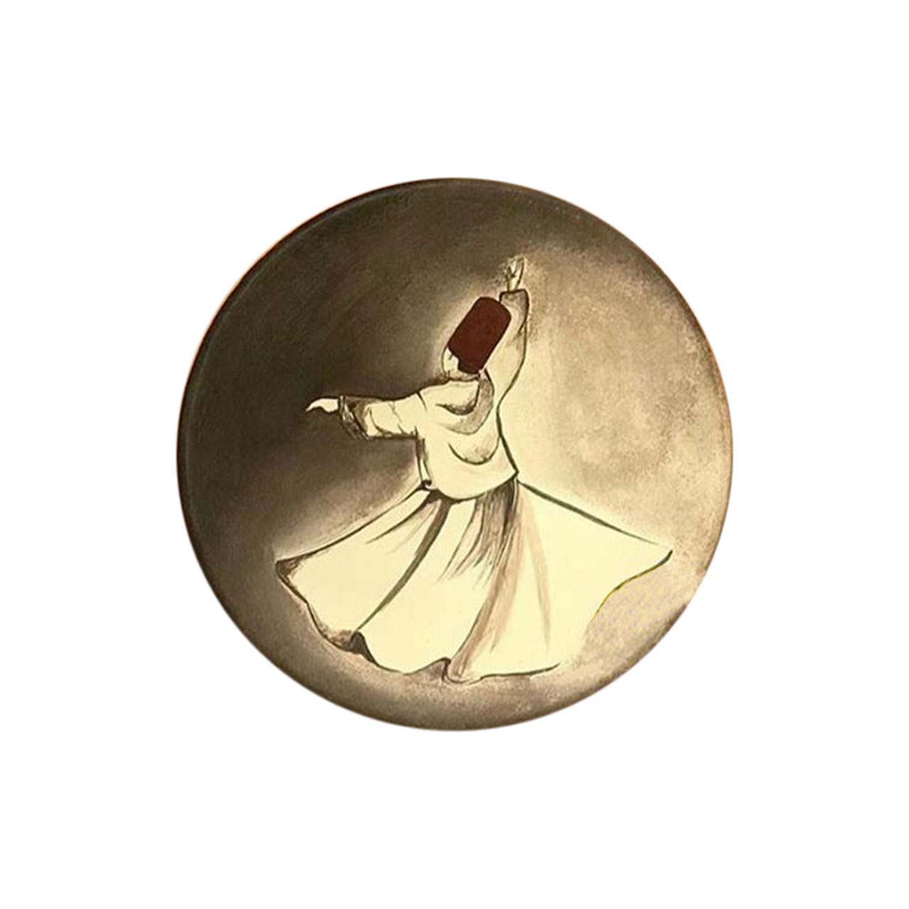 手绘装饰陶瓷盘 Sama(旋舞)