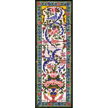 波斯印花女士披肩 – 艺术花鸟款