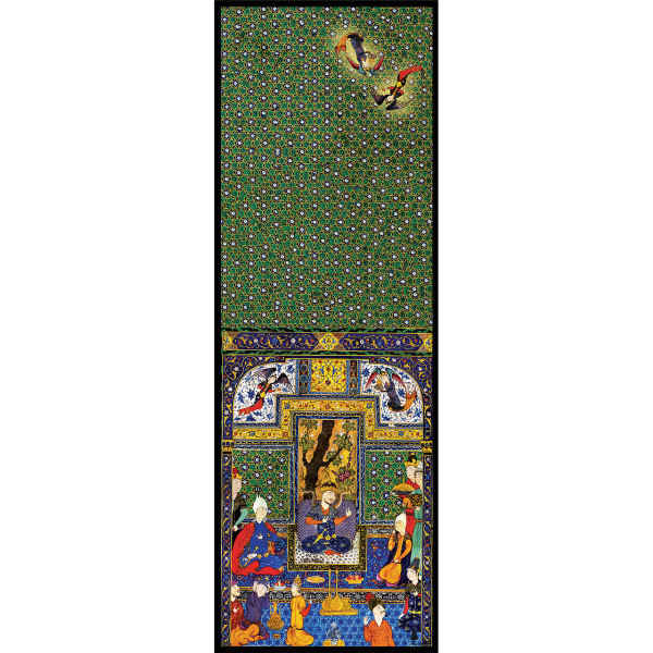 Main image of 波斯印花女士披肩 – 艺术 Shahnameh Mardosh
