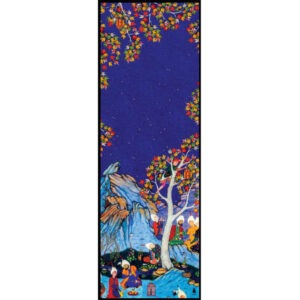 波斯印花女士披肩 – 艺术 Shahnameh Golshan